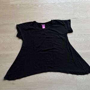 Aqua Classic Black Kids Short Sleeve Tee